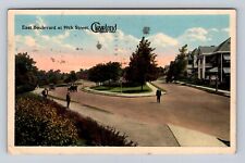 Cleveland OH-Ohio, East Boulevard at 99th Street, Vintage c1916 Postcard picture