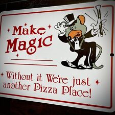 🍕 Chuck E Cheese Sign Statue Decor Vintage Man Cave Arcade Pinball picture