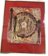 Dreamtime Spirits Aboriginal Art Australia Framed Artwork  Aborigine picture