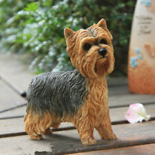 Resin MINI Yorkshire Terrier dog Hand Painted simulation model Statue  picture