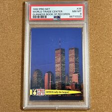 WORLD TRADE CENTER 1992 GUINNESS BOOK OF RECORDS LARGEST OFFICE PSA 8 NM-MT picture