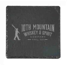 10TH MOUNTAIN Whiskey Slate Coaster picture