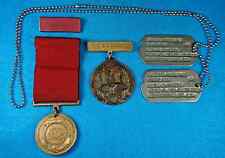 Named & Dated US Navy Good Conduct Medal/Shooting Badge to a Radioman 2nd Class picture