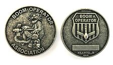 USAF Air Force Boom Operator Silver Challenge Coin KC-135 KC-130 KC-46 KC-10 picture