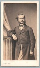 CDV 1860 Young Man Physicist of Young First Photo Pierre Petit. Handsome Man picture