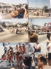 Gay Pride Parade California Historic Vintage Photos Drag Hunks 80’s Set Of 6  picture