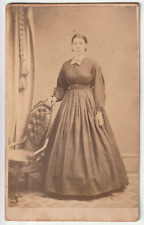 c1860s~Northern Liberties Woman~Philadelphia PA~Victorian CDV Photograph picture