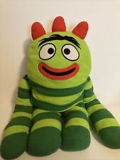 Vintage Yo Gabba Gabba 23” Brobee X-Large Plush Very Hard to Find Green Monster picture