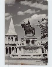 Postcard Fishers' Bastion with St. Stephens' Monument Budapest Hungary picture