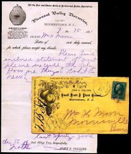 1881 Moorestown NJ - Pleasant Balley Nurseries - Rare Letter Head Bill picture
