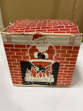 Vintage Sleeping Santa Christmas Box Only Commodore Figurine Claus picture
