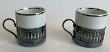 Vintage Porcelana Varocruz Brazil Set of 2 Expresso cups picture