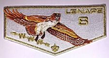 Lenape Lodge #8 S4 Lodge Executive Committee LEC Flap - EARNED - GMY Border MINT picture