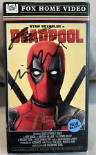 *RARE* Deadpool VHS SDCC 2016 Signed By Ryan Reynolds / Tim Miller/ Rob Liefeld picture