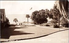 RPPC Lake Dora, Lakeside Inn, Mount Dora, Florida - c1930s Photo Postcard picture