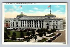 Wilmington DE-Delaware, City Hall, Courthouse, Antique, Vintage Postcard picture