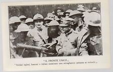 Mint Italy Army postcard WW 1 French British Italians Soldiers with Machinegun picture