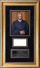 Clarence Thomas (Supreme Court Justice) signed custom framed display-JSA picture