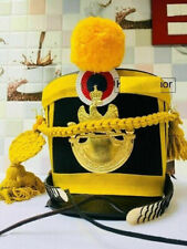 Napoleon Yellow Shako Helmet Pompom Cordon French Napoleonic Shako Helmet picture