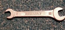 Vintage Renault metric open end wrench, 10mm - 12mm,  Made in France picture