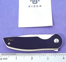 Kizer Cutlery Knife Sidekick Tactical Flipper Liner Lock Black G10 Handles NIB picture