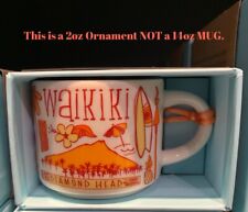 NEW - Starbucks BEEN THERE SERIES: HAWAII COLLECTION: Waikiki ORNAMENT 2oz picture