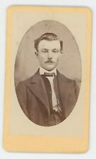 Antique CDV Circa 1870s Handsome Man With Mustache Marston, San Francisco, CA picture