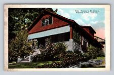 Winona Lake IN- Indiana, Billy Sunday's Residence, Vintage c1922 Postcard picture