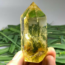 100g+ Natural smoky citrine quartz obelisk crystal wand point healing Reiki 1pc picture