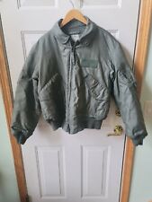 FLYER'S COLD WEATHER JACKET CWU-36/P  SIZE: LARGE  NSN: 8415-01-491-6190 ARAMID picture