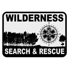 2 Inch 3M-Reflective Wilderness Search & Rescue Sticker Decal picture