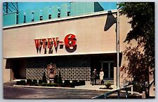 New Bedford Massachusetts~WTEV Channel 6 Broadcasting~1950s Postcard picture