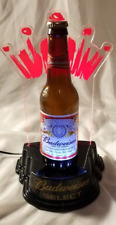 BUDWEISER SELECT BEER BOTTLE DISPLAY LIGHTED LED picture