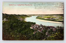 1908. MAYSVILLE, KY. BUFFALO TRACE, LOOKING WEST. POSTCARD 1A37 picture