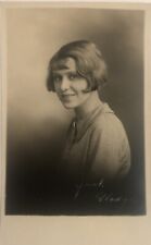 Antique Post Card RPPC Portrait Young Woman VITAVA 1925-34, Unposted picture