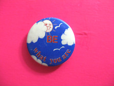 1980's SAYINGS VINTAGE BUTTON PIN BADGE UK IMPORT    BE.......         A picture