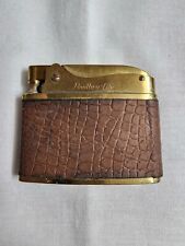 Vintage Brother-Lite Flat Lighter Leather Wrapped. RARE picture