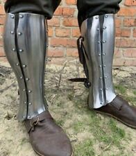 Medieval Armor Leg Pair Of Greaves Knight Armor Protection Larp picture
