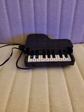 VTG 80s Columbia Crusader Black Grand Piano Keys Telephone 1985 Phone NM Tested picture