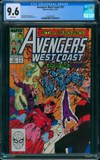 AVENGERS WEST COAST (1989) #53 CGC 9.6 WHITE PAGES picture