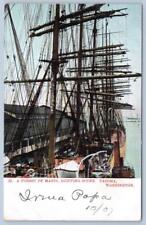Pre-1907 TACOMA WASHINGTON A FOREST OF MASTS SHIPPING SCENE BOATS POSTCARD picture