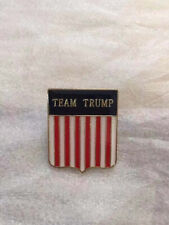 TEAM Trump 2024 SHIELD MAGA BIDEN SUCKS Lapel Hat Pin Tie Tac FAST USA SHIPPING picture
