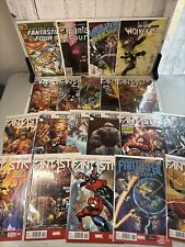 Lot of 20 Assorted Marvel Fantastic Four Wolverine Hulk  Comic Books Bagged picture