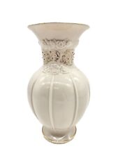 Lenox Rose Brocade Vase Ivory Porcelain USA picture