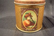 COCA COLA Tin with Puzzle inside Vintage picture