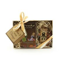 Saucha Bar Soap 'Energizing Cocoa' and Attar Oil 'Prema' with Card picture