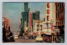 Vancouver-British Columbia, Granville Street, Advertisement, Vintage Postcard picture