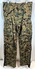 USMC APECS Gore-Tex Pants Trousers Woodland MARPAT Camo Large Long-Excellent Con picture