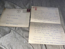 1935 Oberlin Stationary Letter on College Basketball Game v Denison University picture