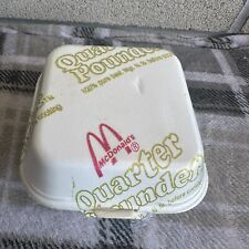 Vintage '80s Quarter Pounder Styrofoam Clamshell Container Box picture